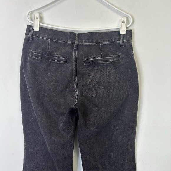 Express 70s Flare Jeans Women’s Size 6 Long 6L Black Mid‎ Rise - Picture 10 of 12